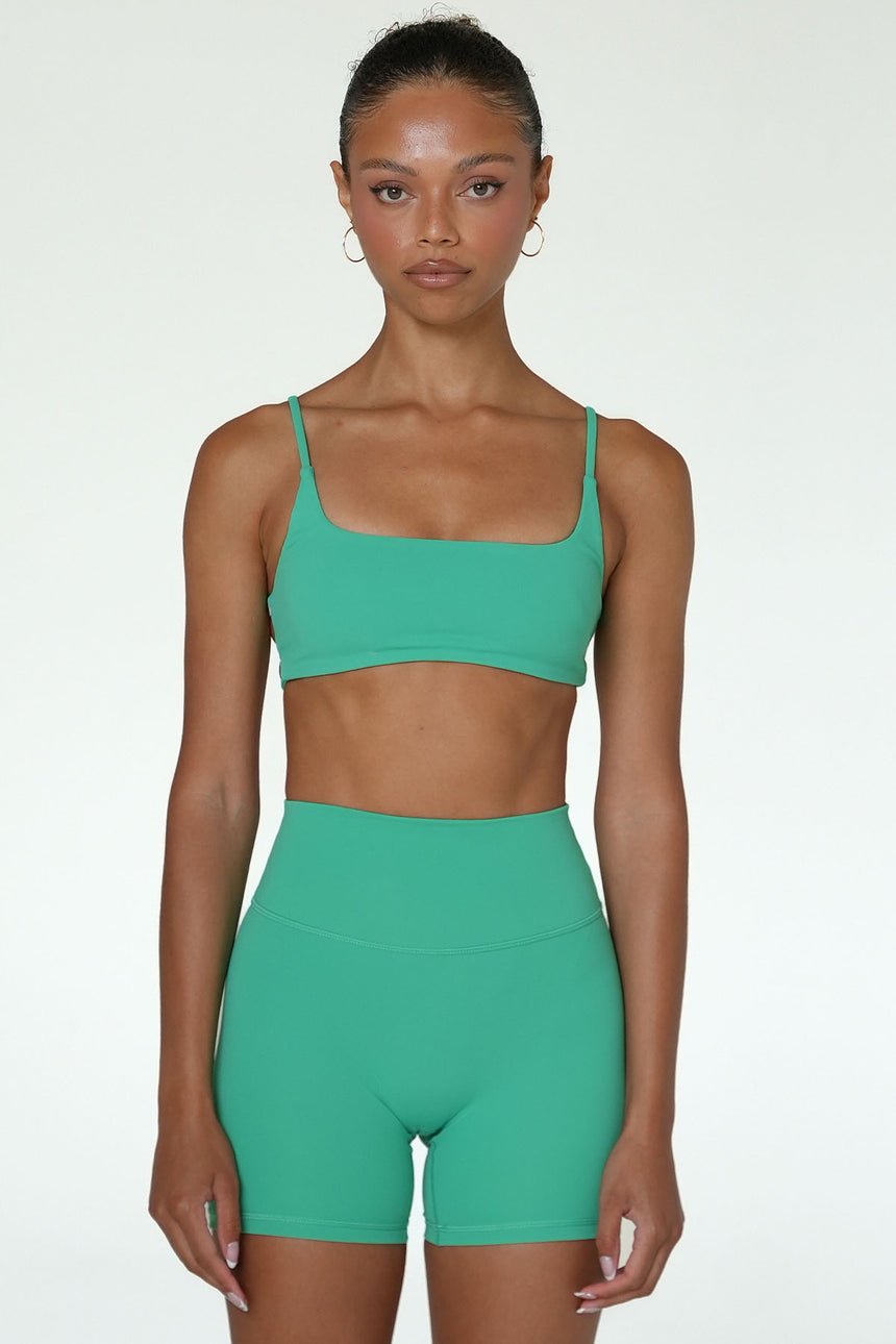 CLASSIC FIT BIKE SHORTS 5" - PALM
